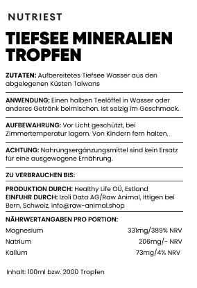 Deep Ocean Mineral Drops