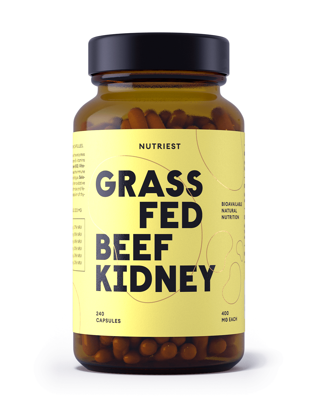 Grass Fed Desiccated Beef Kidney Supplement