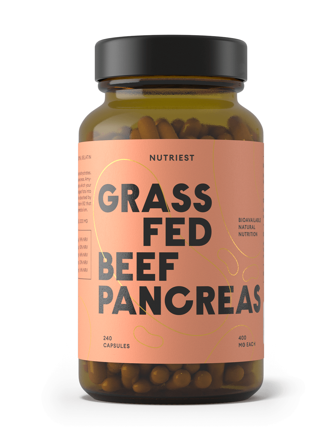 Grass Fed Desiccated Beef Pancreas Supplement