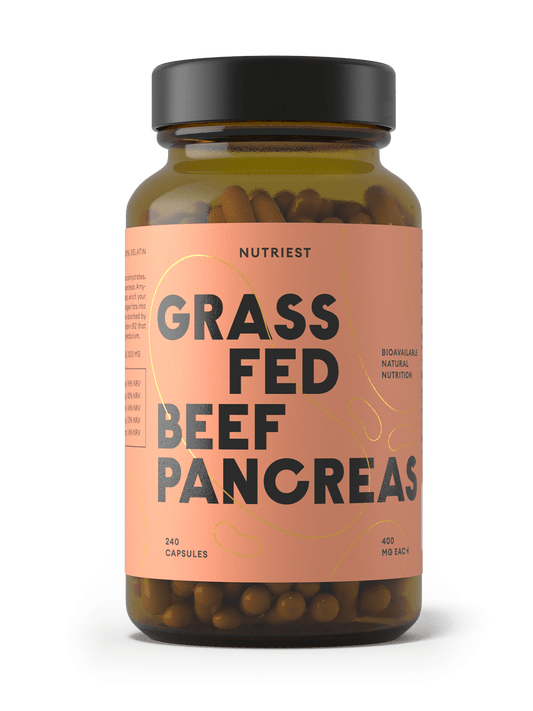Grass Fed Desiccated Beef Pancreas Supplement