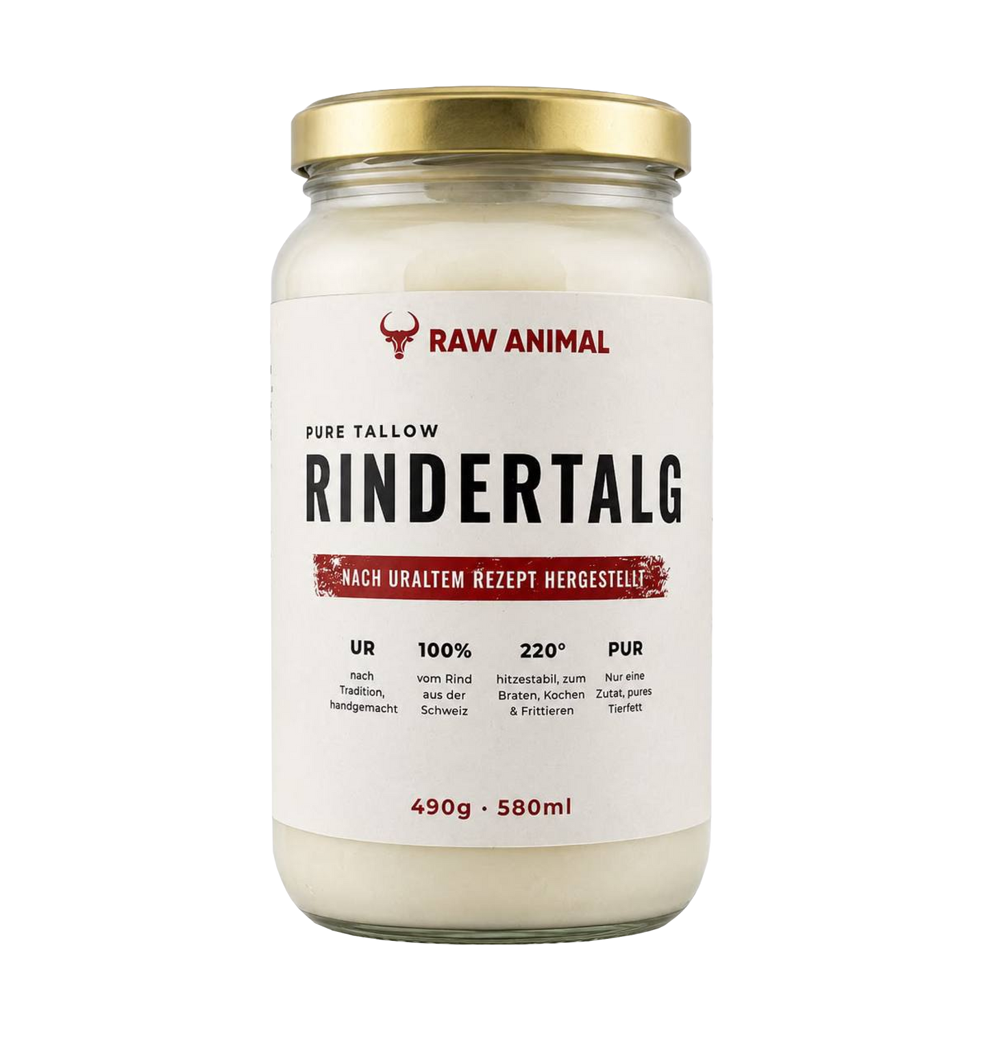 Rindertalg vom Weiderind – reines Bratfett im Glas