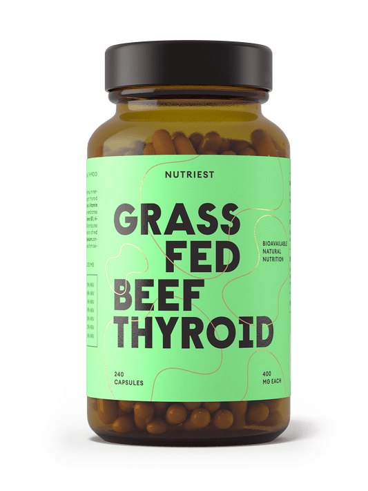 Grass Fed Desiccated Beef Thyroid Supplement