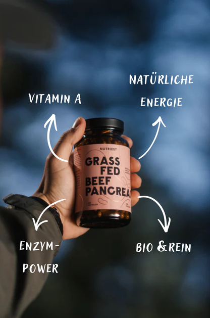 Grass Fed Desiccated Beef Pancreas Supplement