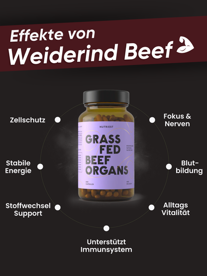 Grass Fed Desiccated Beef Organ Complex Supplement