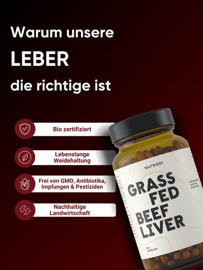 Grass Fed Desiccated Beef Liver Supplement