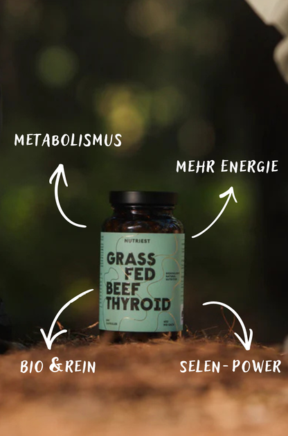 Grass Fed Desiccated Beef Thyroid Supplement