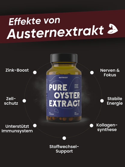 Reiner Austernextrakt in Kapseln