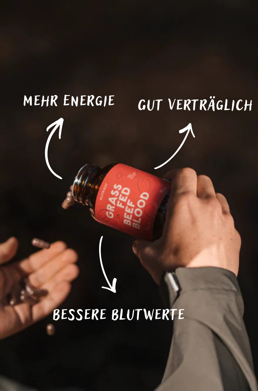 Grass Fed Desiccated Beef Blood Supplement