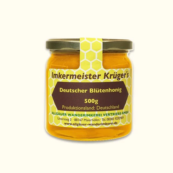 Deutscher Blütenhonig 500g Imkermeister Krüger - Raw Animal