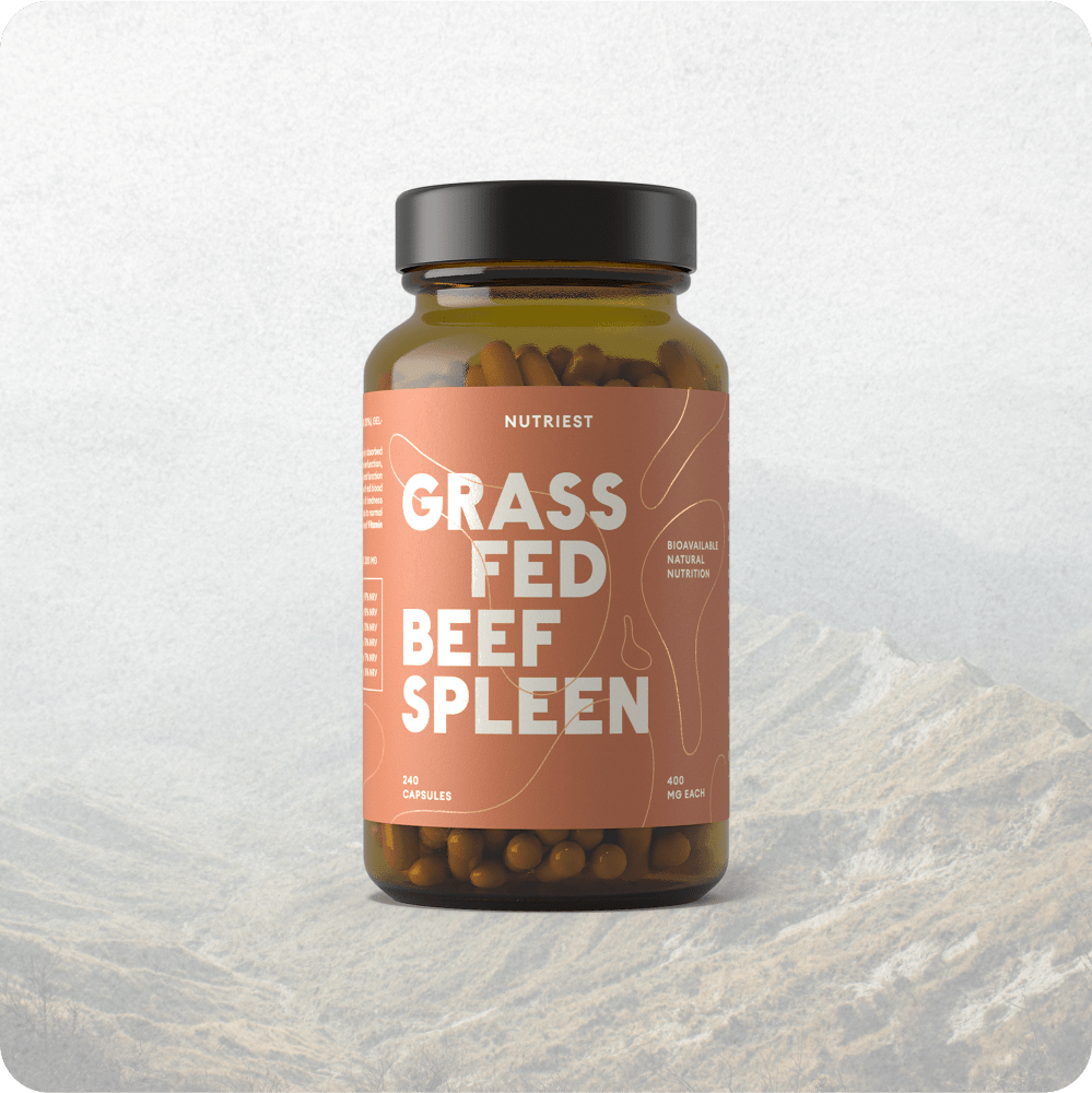 Bio Rindermilz Kapseln mit Leber aus dem Eisen-Trio