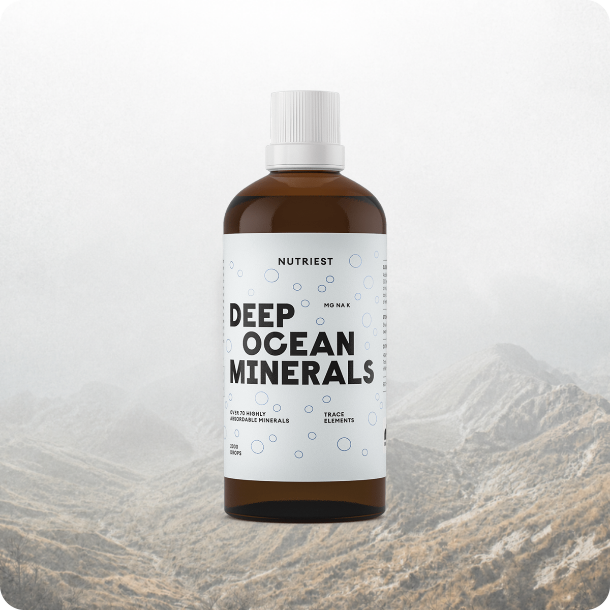 Tiefsee Mineralien Tropfen aus dem Energie-Trio