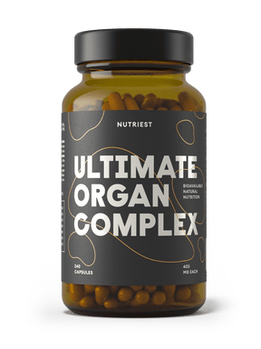 Getrockneter Bio Weiderind Ultimate Organ-Komplex in Kapseln NUTRIEST - Raw Animal