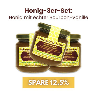 Honig mit echter Bourbon-Vanille 250g Imkermeister Krüger - Raw Animal