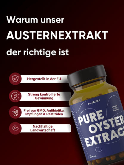 Reiner Austernextrakt in Kapseln NUTRIEST - Raw Animal